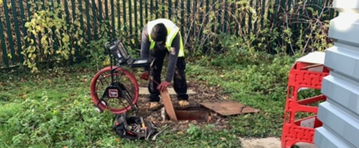 CCTV Surveys survey in progress
