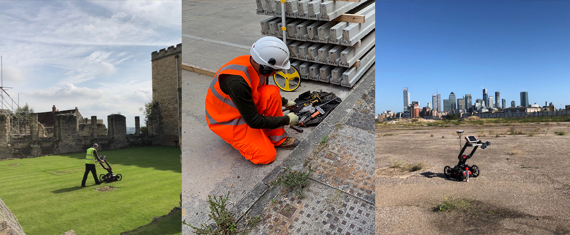 Utility Mapping survey in progress